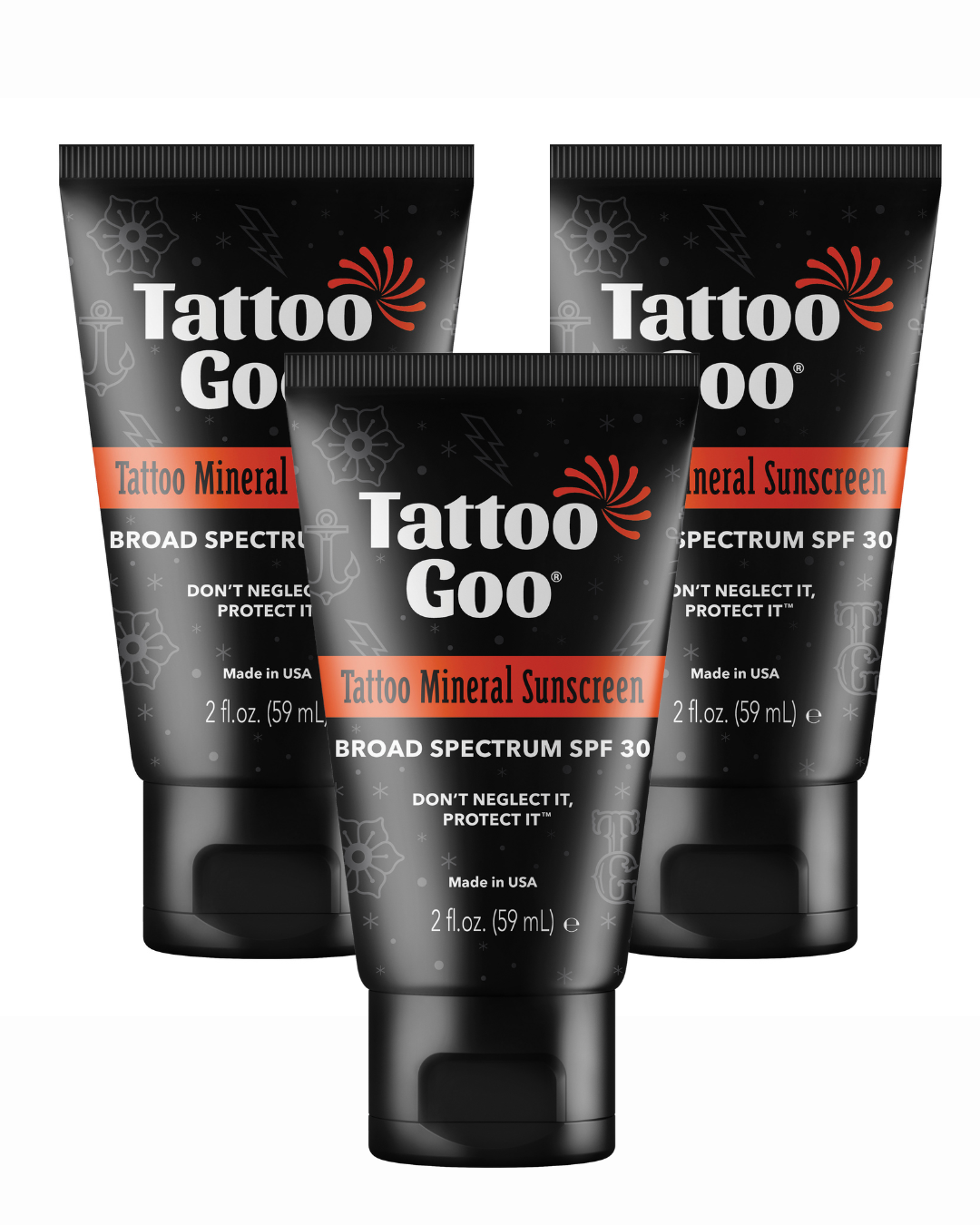 3-Pack Tattoo Mineral Sunscreen SPF 30