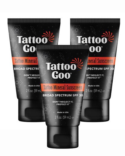 3-Pack Tattoo Mineral Sunscreen SPF 30