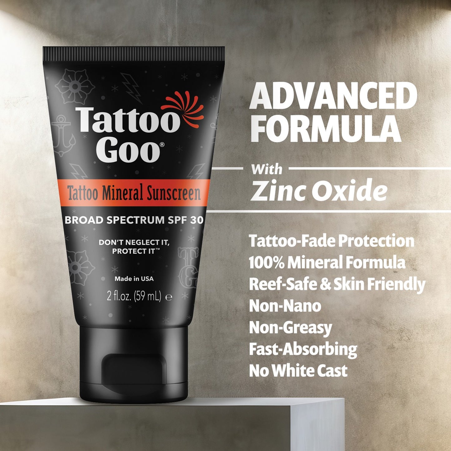 Tattoo Mineral Sunscreen SPF 30